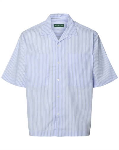 ANNARR - ANRRex Stripes Hemd - Cashmere Blue/Multi